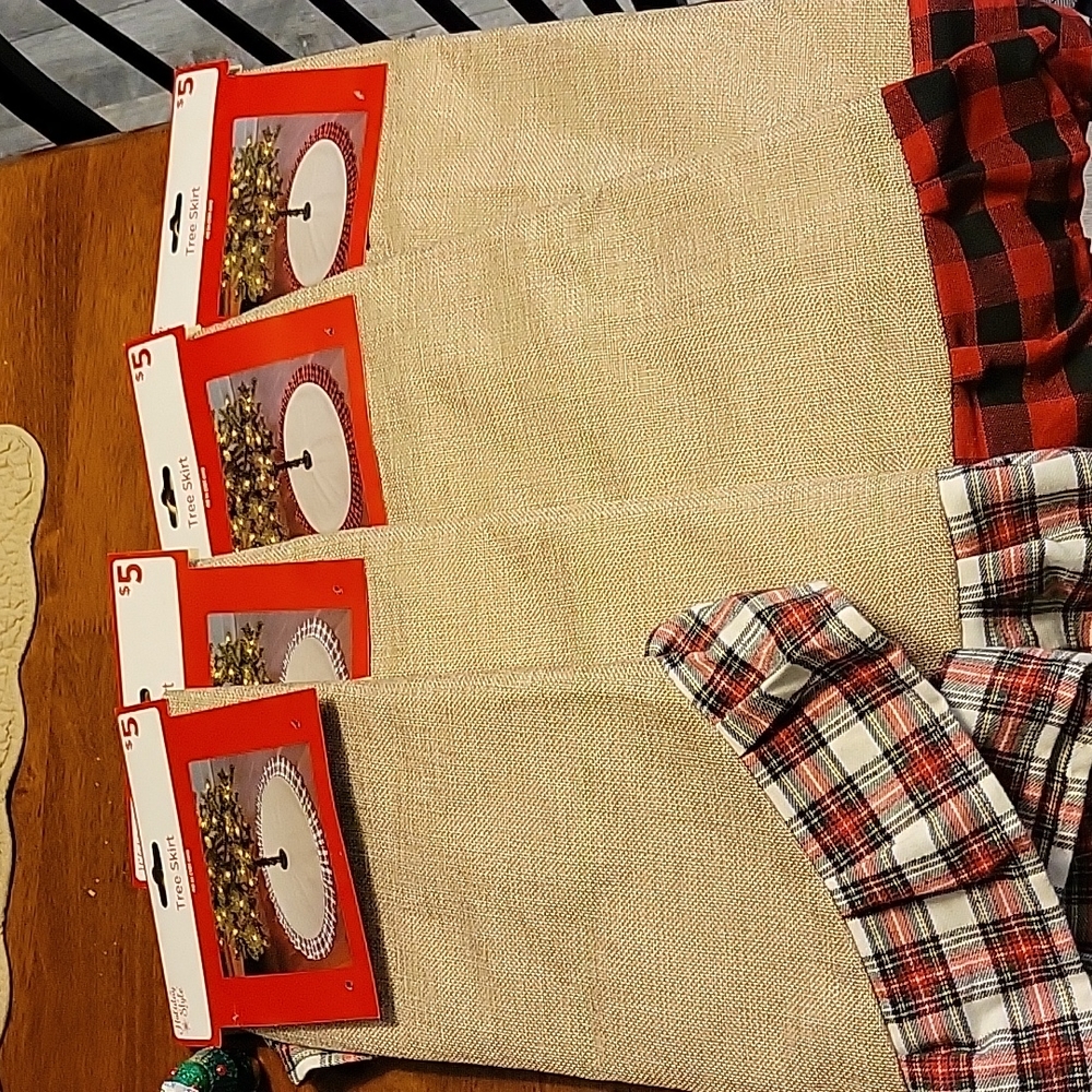 Tree skirts 3 each or all for 10.00 SOLD